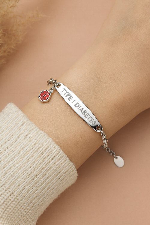 Stainless Steel Medical Alert Bracelet